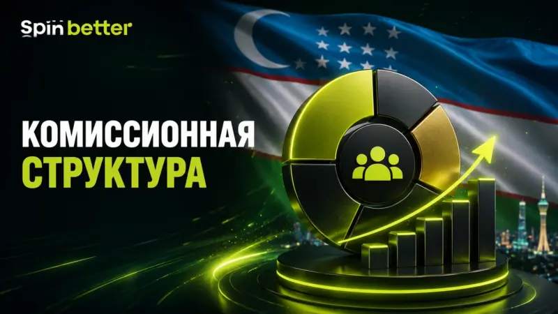 Комиссионная структура партнерской программы SpinBetter