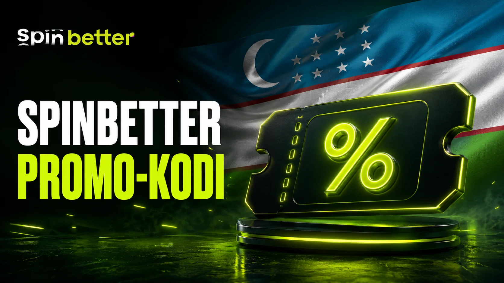 SpinBetter promo-kodi sahifasi